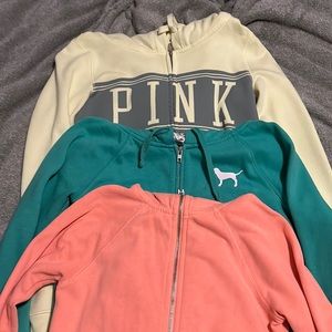 Lot of VS Zip Ups
